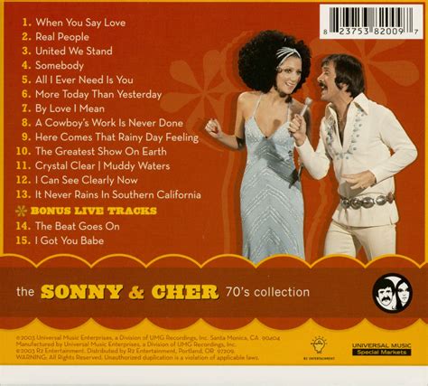 Sonny Cher Cd I Got You Babe The Sonny Cher S Collection Cd