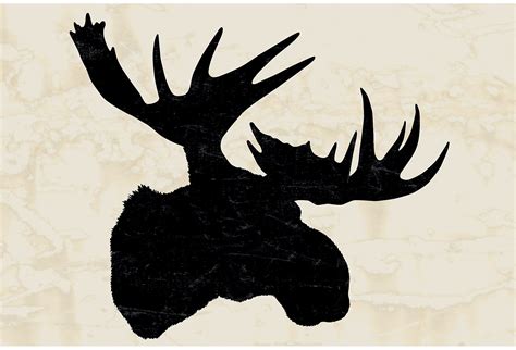 Moose Head | Woodsy Decor | One Kings Lane | Moose silhouette, Moose head, Moose decor