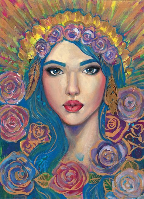 Radiant Maria Is Available As A Print Via Society6 Art Prints Are Available In Five Sizes From