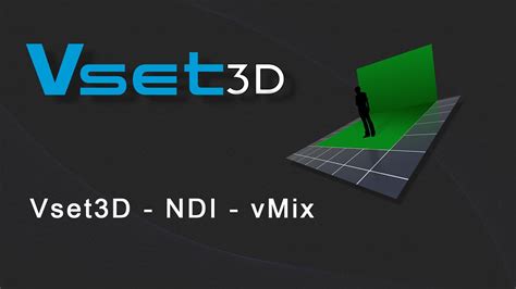 Vset3d Virtual Set And Vmix Ndi Tutorial English Youtube