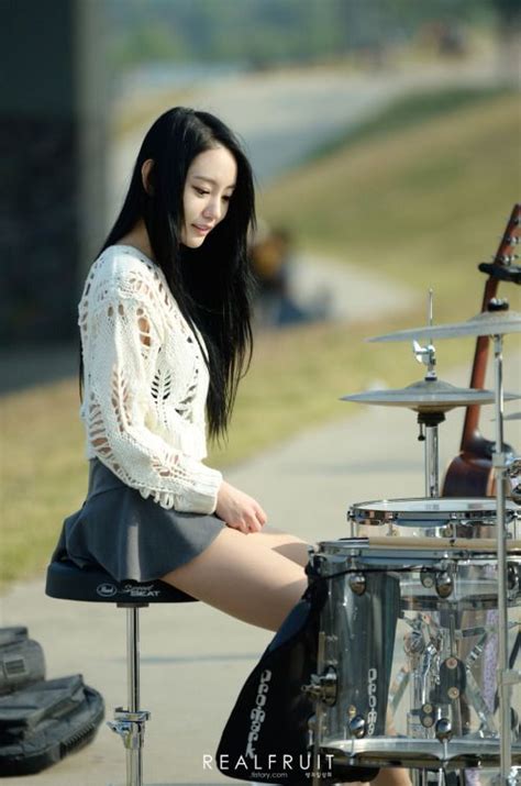 She is a former member and drummer of the female band bebop. a-yeon - Google Search | Female drummer, Girl bands, Womanhood