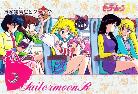Sailor Moon R Ami Mizuno Makoto Kino Usagi And Chibiusa Tsukino Luna P Rei Hino Minako