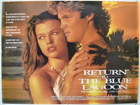 Return To The Blue Lagoon Original Movie Poster