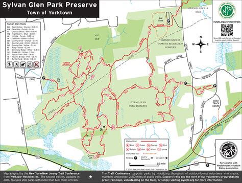 Sylvan Glen Nature Preserve Map Trail Conference