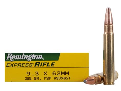 Remington Express Ammo 93x62mm Mauser 286 Grain Pointed Soft Point