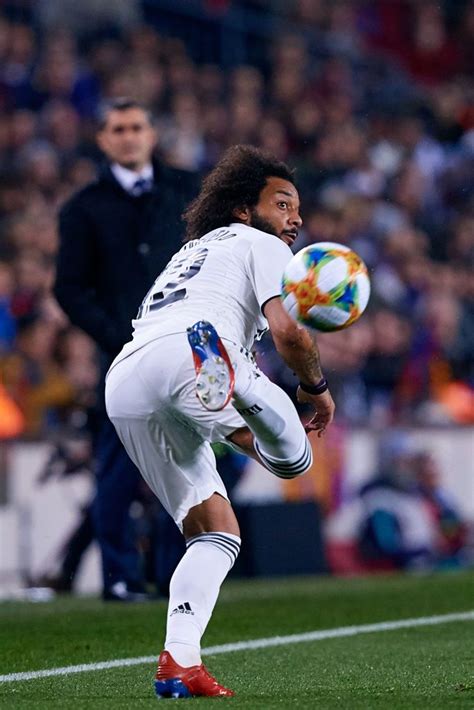 marcelo of real madrid cf in action during the copa del rey semi real madrid madrid real