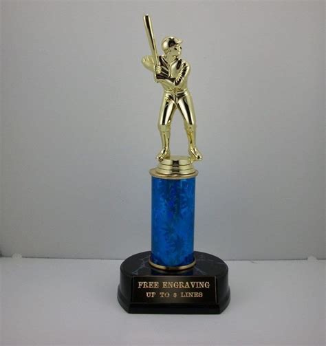 10 Inch Baseball Trophy Comes With Free Engraving