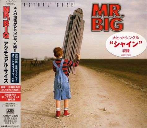 Mr Big Actual Size 2001 Slipcase Cd Discogs