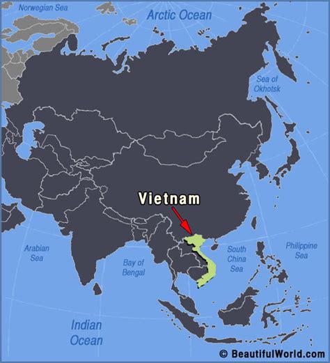 Map Of Vietnam Facts And Information Beautiful World Travel Guide