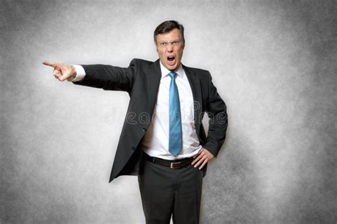 1214 Angry Man Shouting Pointing Finger You Stock Photos Free