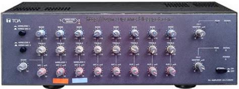 Dan apa saja si jenis skema power amplifer yang paling bagus? Ingin Berbagi Ilmu dan Pengalaman: AMPLIFIER TOA ZA-2128MW ...