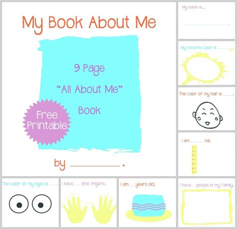 All About Me Book All About Me Book Learning Projects All About Me Preschool