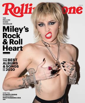 Miley Cyrus Rolling Stone Magazine January 2021 The Drunken
