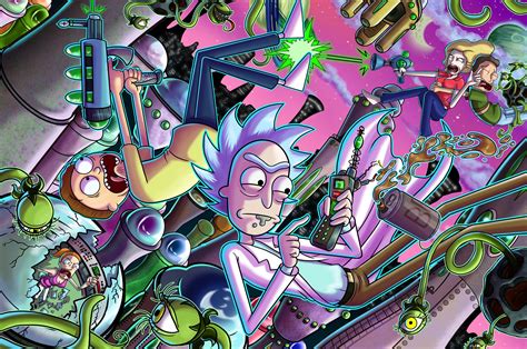Angelanne Trippy Supreme Rick And Morty Cool Wallpaper