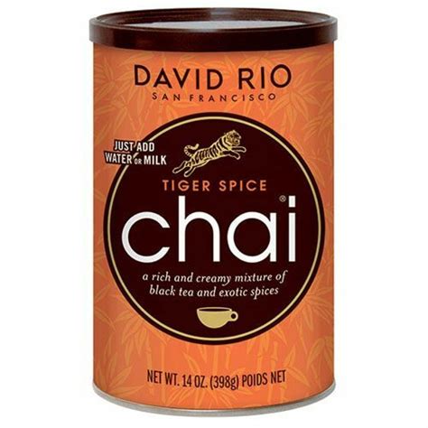 David Rio Tiger Spice Chai Only With Kaffekapslen Co Uk