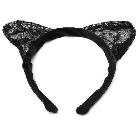 Lace Cat Ears Hair Band Party Cosplay Masquerade Headband