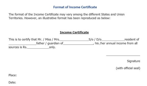 Download free printable income certificate form samples in pdf, word and excel formats. Income Certificate Apply Online - Registration Process ...