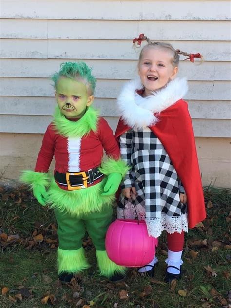Grinch And Cindy Lou Who Costume Kids Grinch Costume Cindy Lou Who