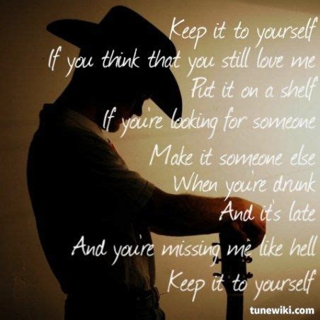 Unfortunately he has to work with his cousin's best friend ashley, who is a construction worker. Kacey Musgraves ~ Keep It To Yourself | Country music lyrics quotes, Country song quotes ...