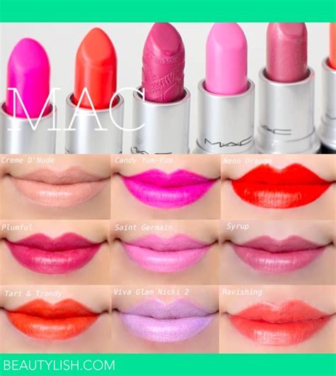 MAC Lipstick Collection Swatches Atelier Yuwa Ciao Jp
