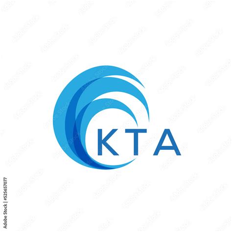 Kta Letter Logo Kta Blue Image On White Background Kta Monogram Logo Design For Entrepreneur