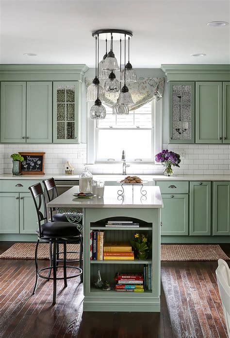 34 Top Green Kitchen Cabinets Good For Kitchen Get Ideas