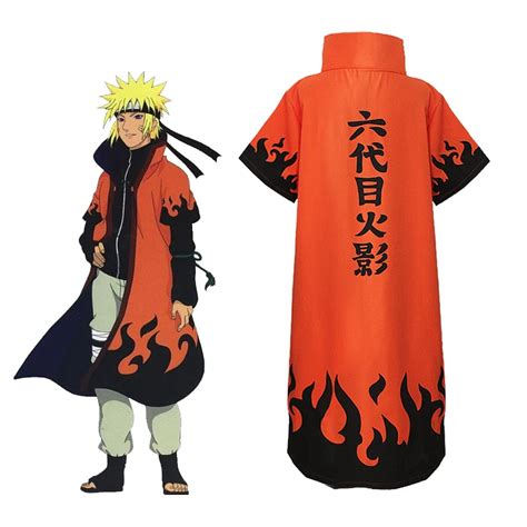 Naruto Shippuden Cosplay Hatake Kakashi Uzumaki Costume 6th Hokage