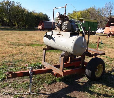 Shop Built Air Compressor Trailer In White City Ks Item Dc1029 Sold