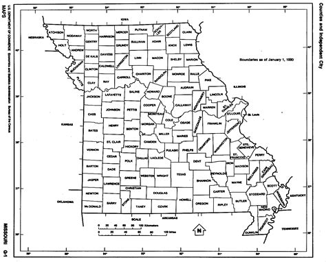 Missouri Free Map