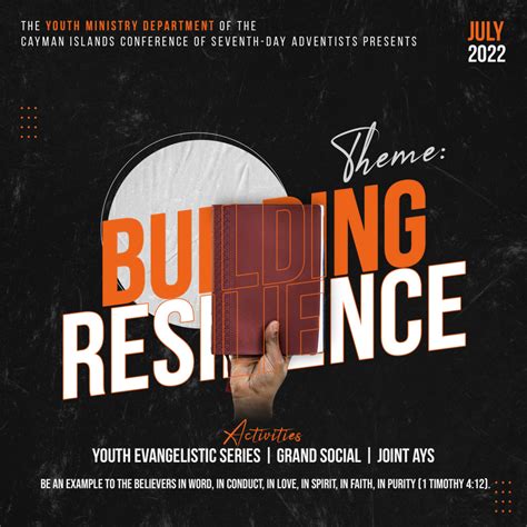 “building Resilience” Youth Month And Youth Evangelistic Series