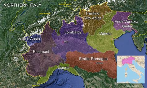Map Italian Wine Regions — Tenzing