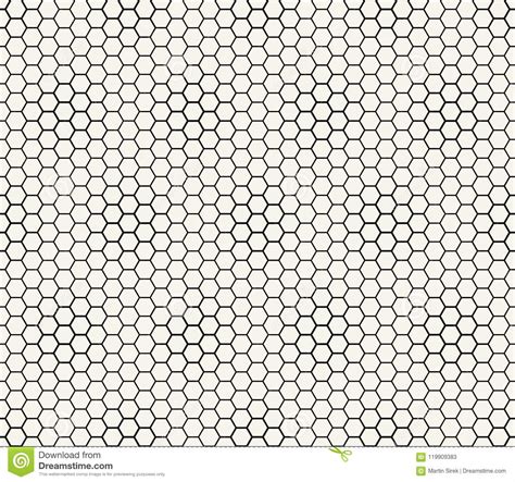 Abstract Geometric Graphic Seamless Hexagon Pattern Stock Vector