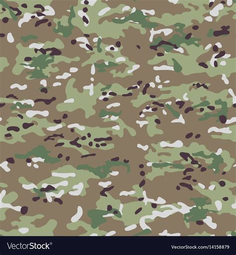 Multicam Camouflage Seamless Patterns Military Background And Texture