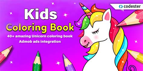 Kids Coloring Book Android Source Code By Owninfosoft Codester