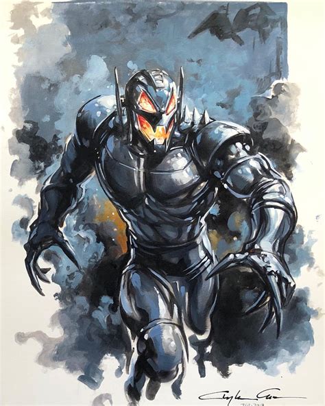 Clayton Crain On Instagram Ultron Acrylic X Commission From Finally Finished