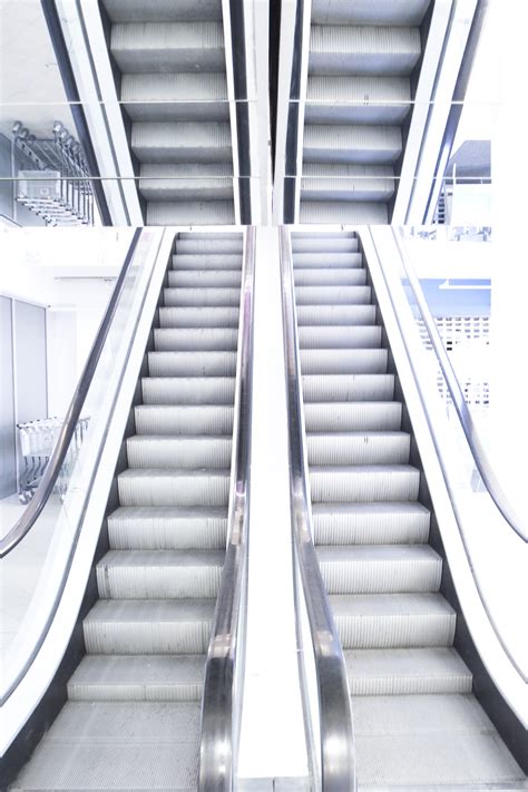 Free Images Escalator Metro Line Stairs Symmetry Down Gradually