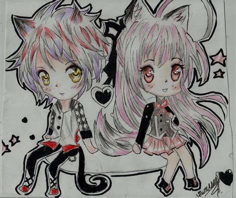 Cute Chibi Couple By Emmie909 On Deviantart