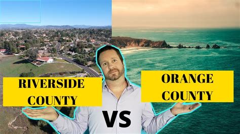 Riverside County Vs Orange County Youtube