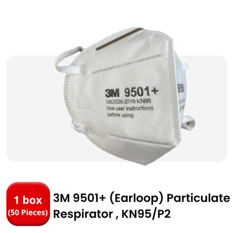 9501 Earloop Particulate Respirator Kn95p2 50 Pcs