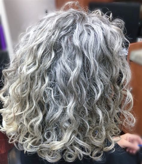 Spiral Perms Before And After Pictures Gray Hair Google Search Grey