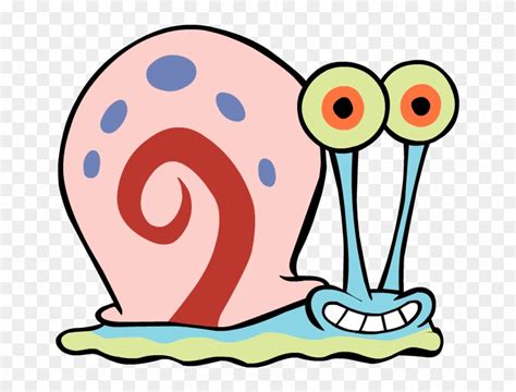 Grin Gary Snail Free Transparent Png Clipart Images