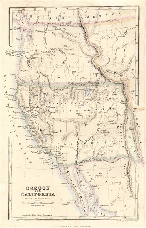 Map Of Oregon And California Border
