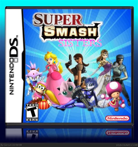 Super Smash Sisters Nintendo Ds Box Art Cover By Cerium