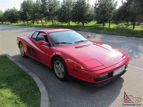 Call one of our ferrari specialists. Ferrari Testarossa TR 1988 88 LHD, best price in UK, NO RESERVE AUCTION