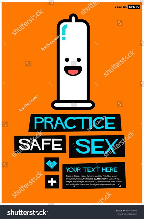 Practice Safe Sex Sexual Health Poster Stock Vector Royalty Free 614892605 Shutterstock