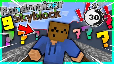 Building The Ultimate Randomizer Skyblock Island Youtube
