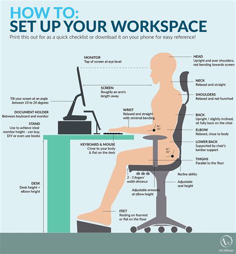 How to set optimal desk height? How To Setup An Ergonomic Workspace
