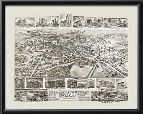 Dover Nj 1903 Vintage City Maps
