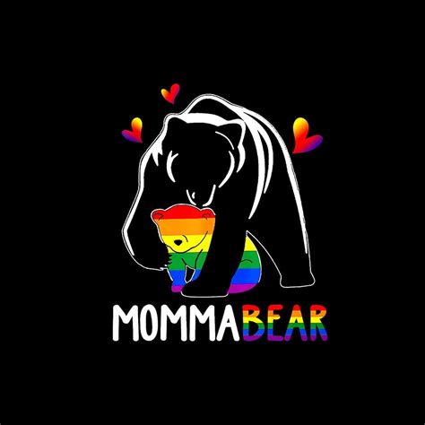 Lgbt Mama Momma Bear Gay Pride Proud Mom Mother S Day Etsy