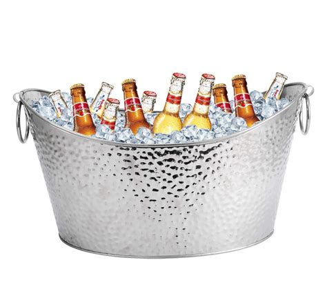 Buy 12l Stainless Steel Insulated Beverage Tub Large Ice Buckets For Parties Champagne Buckets